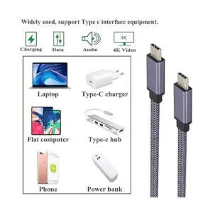 AAOTOKK Cable de extensión plano trenzado tipo C 3.1_7