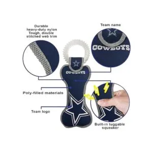 Pets First NFL Dog Dental Tug Toy_4