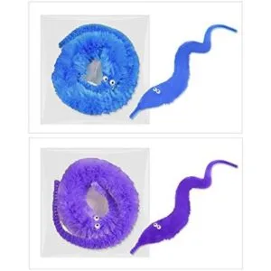 WENFENG 30 juguetes de gusano mágico gusano en una_4