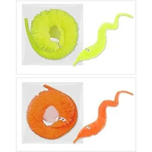 WENFENG 30 juguetes de gusano mágico gusano en una_5