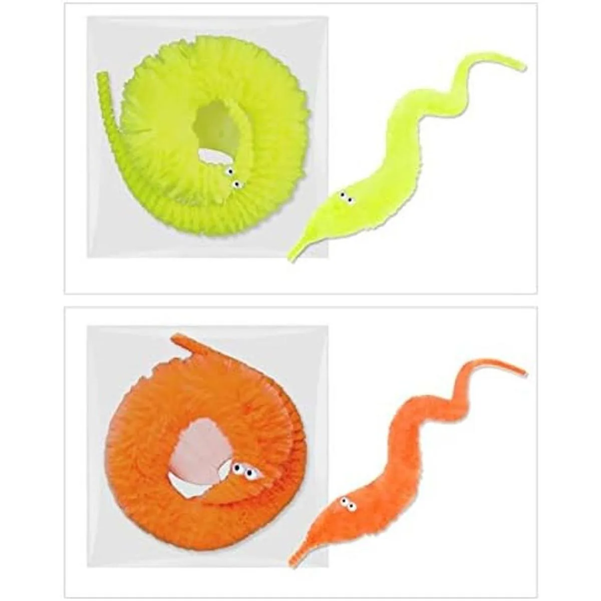 WENFENG 30 juguetes de gusano mágico gusano en una_5