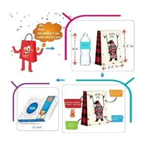 Bolsas de fiesta premium Lumberjack bolsas de regalo_4