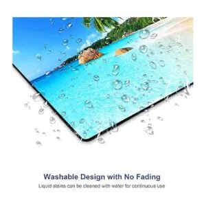 Mouse Pad Square Beach Style AntiSlip Rubber Mousepad for_5