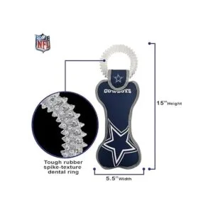 Pets First NFL Dog Dental Tug Toy_5