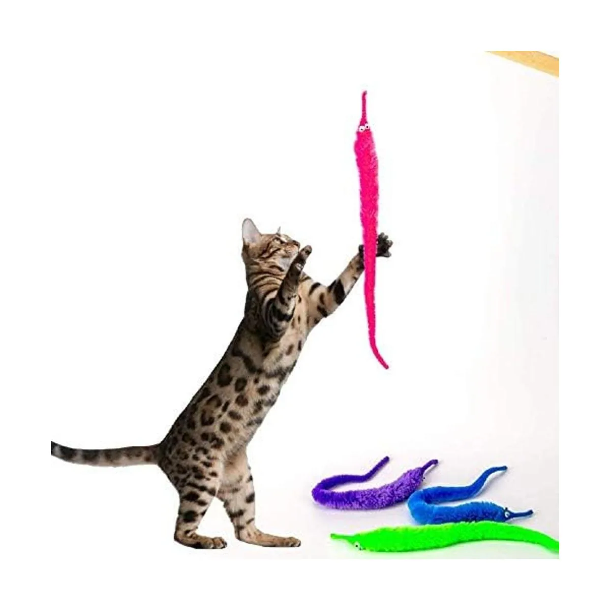 WENFENG 30 juguetes de gusano mágico gusano en una_7