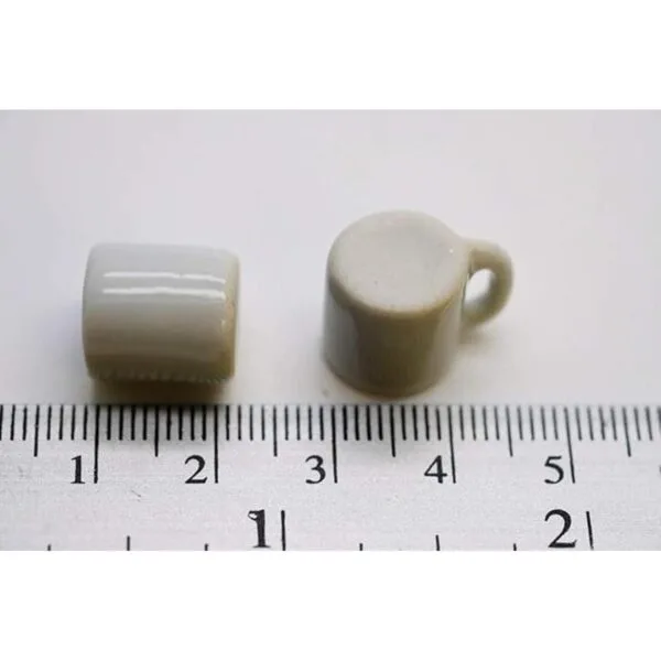 10 tazas de café pequeñas de cerámica blanca taza de té_4