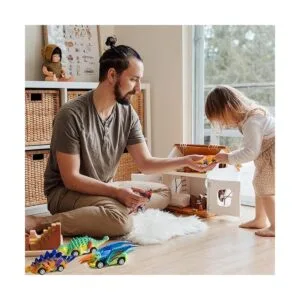 FFTROC Juguetes de dinosaurio para niños de 3 a 5 coches_4