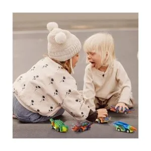 FFTROC Juguetes de dinosaurio para niños de 3 a 5 coches_5