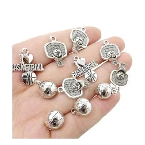 Honbay 60 abalorios deportivos de aleación con diseño de_3