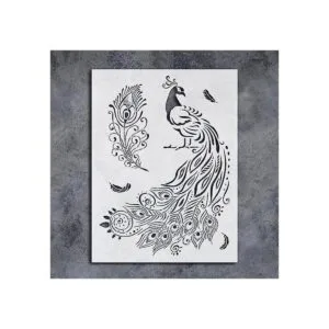 Plantilla GSS Designs de pavo real Plantillas_1