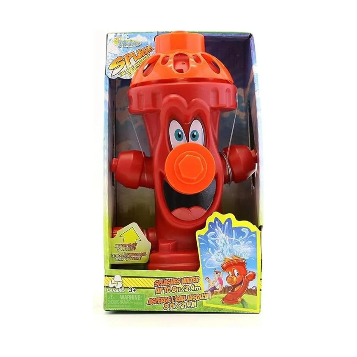 Manguera de jardín boca de Incendios rociador de 8 pies_1