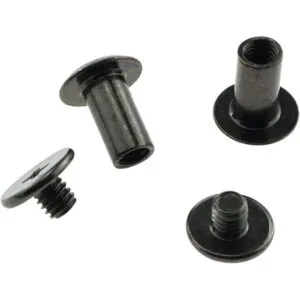 Eoutstanding 50 tornillos de acero al carbono de 0.197 x_3