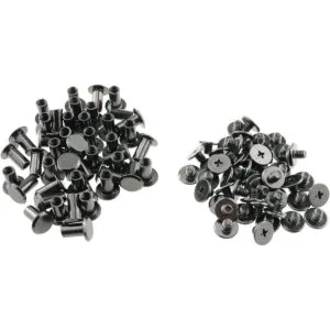 Eoutstanding 50 tornillos de acero al carbono de 0.197 x_1