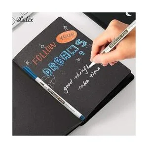 Lelix Rotuladores metálicos de 24 colores punta fina_5