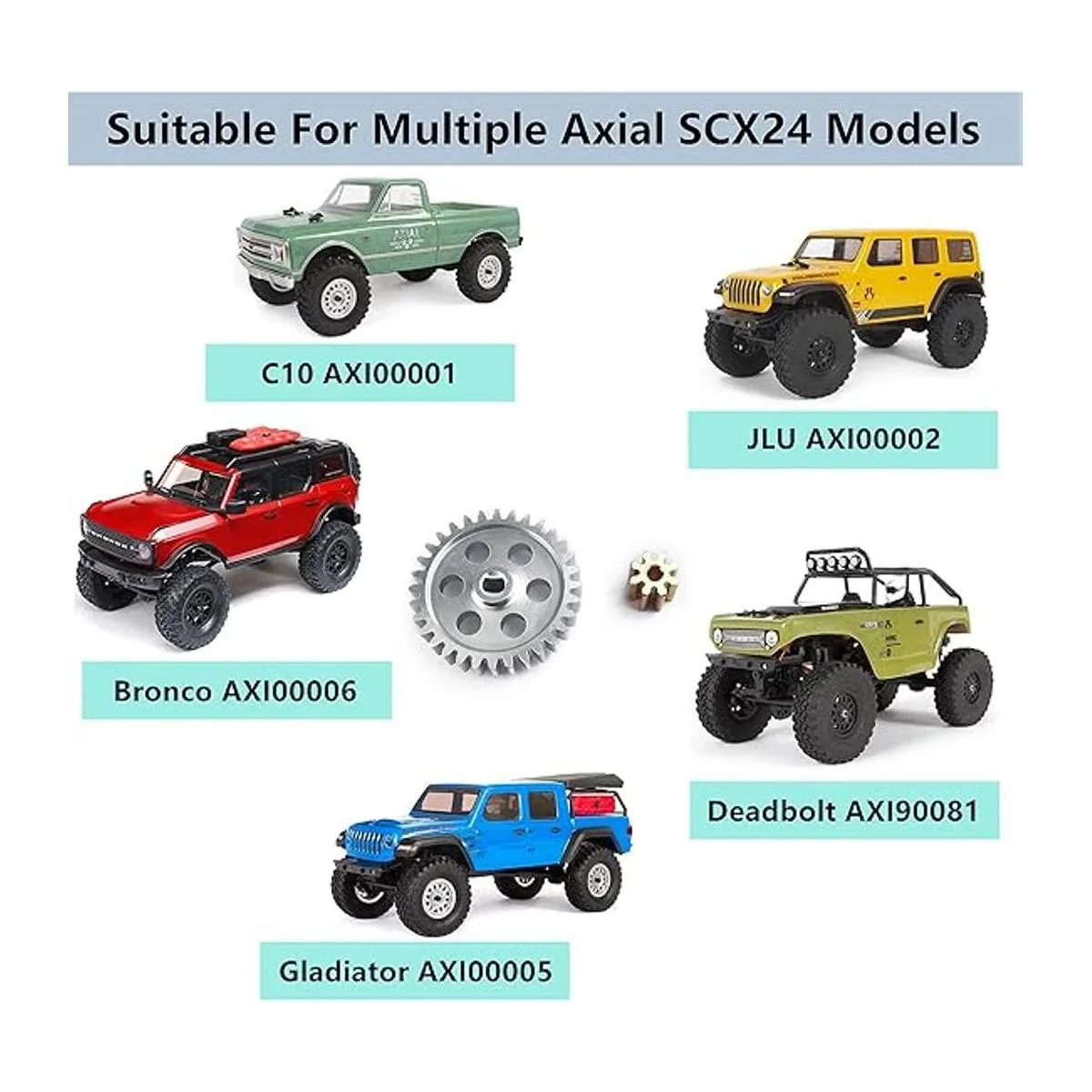 MORLORDY Kit de conversión de piñón 8T de engranaje recto_3