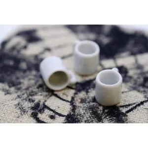 10 tazas de café pequeñas de cerámica blanca taza de té_3
