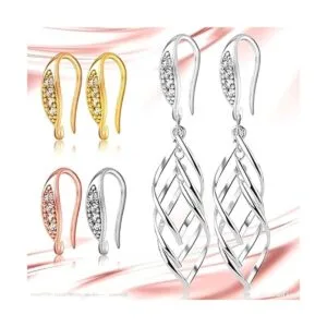 10 ganchos de aretes de circonita cúbica hipoalergénicos_4