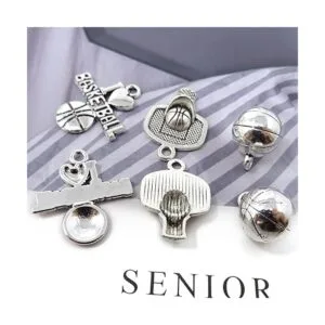 Honbay 60 abalorios deportivos de aleación con diseño de_5