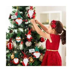 48 piezas de recortes de gnomos de madera de Navidad_6