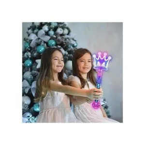 Fun Central Varita de corona con luz LED para niños con_4