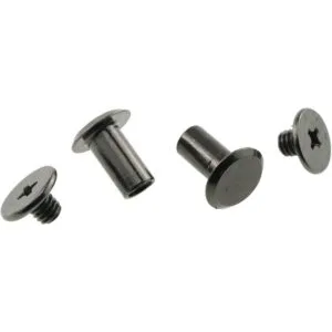 Eoutstanding 50 tornillos de acero al carbono de 0.197 x_5