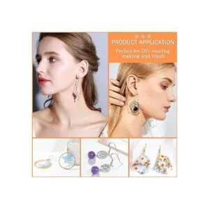 Anezus Kit de fabricación de aretes 2320 piezas kit de_6