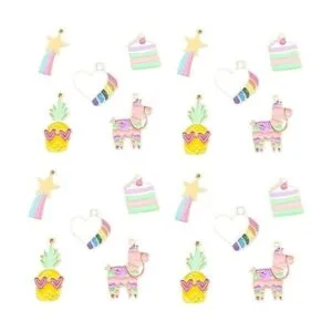 Zhiheng 20 piezas de bonito dije de pastel de piña y_1