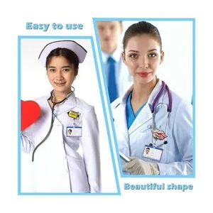 Carrete retráctil de 4 piezas para enfermera con_6