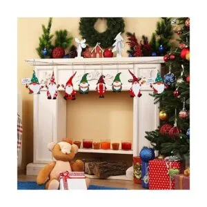 48 piezas de recortes de gnomos de madera de Navidad_7