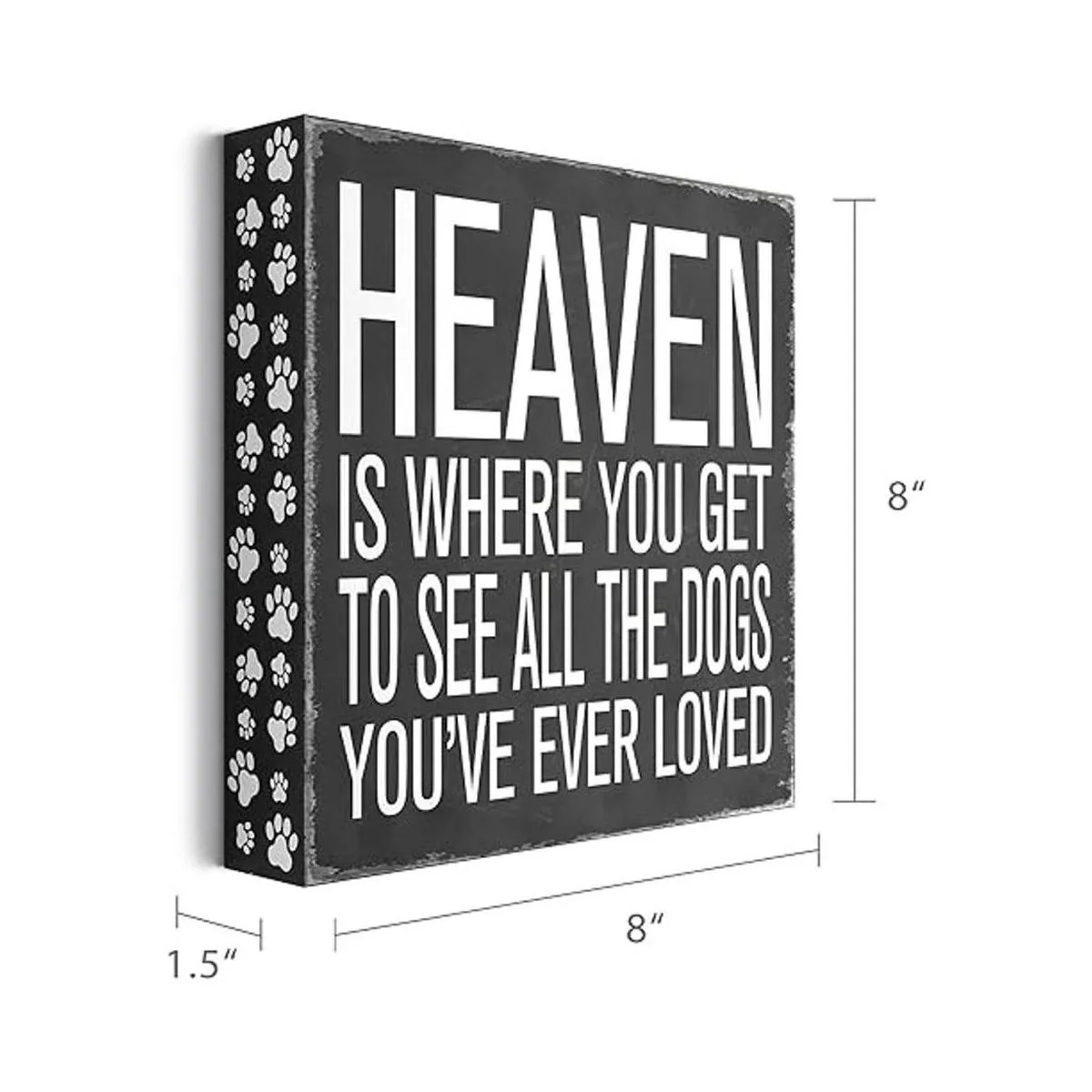 Barnyard Designs Letrero de madera Heaven para_4