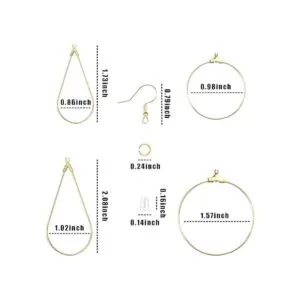 Kit de fabricación de aretes con 160 piezas de accesorios_2