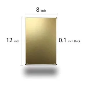 Letrero de metal vintage con aspecto de tela y acolchado_2