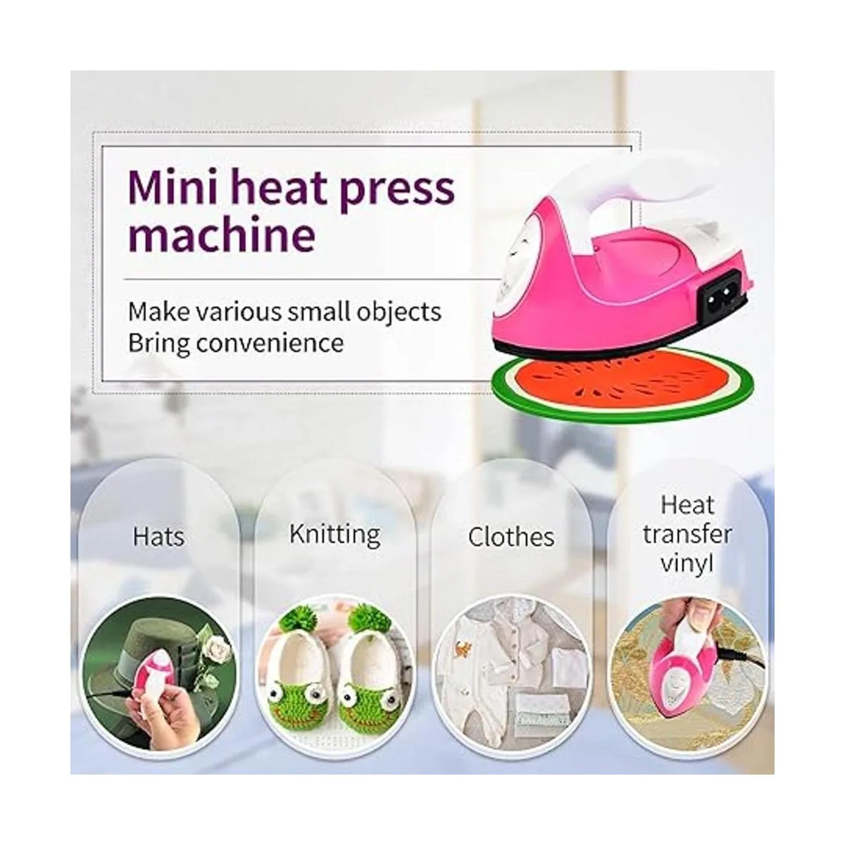 Mini máquina de prensa de calor mini plancha eléctrica_6