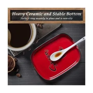 DAYYET Soporte de cuchara de cerámica para estufa_5