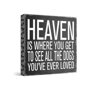 Barnyard Designs Letrero de madera Heaven para_6