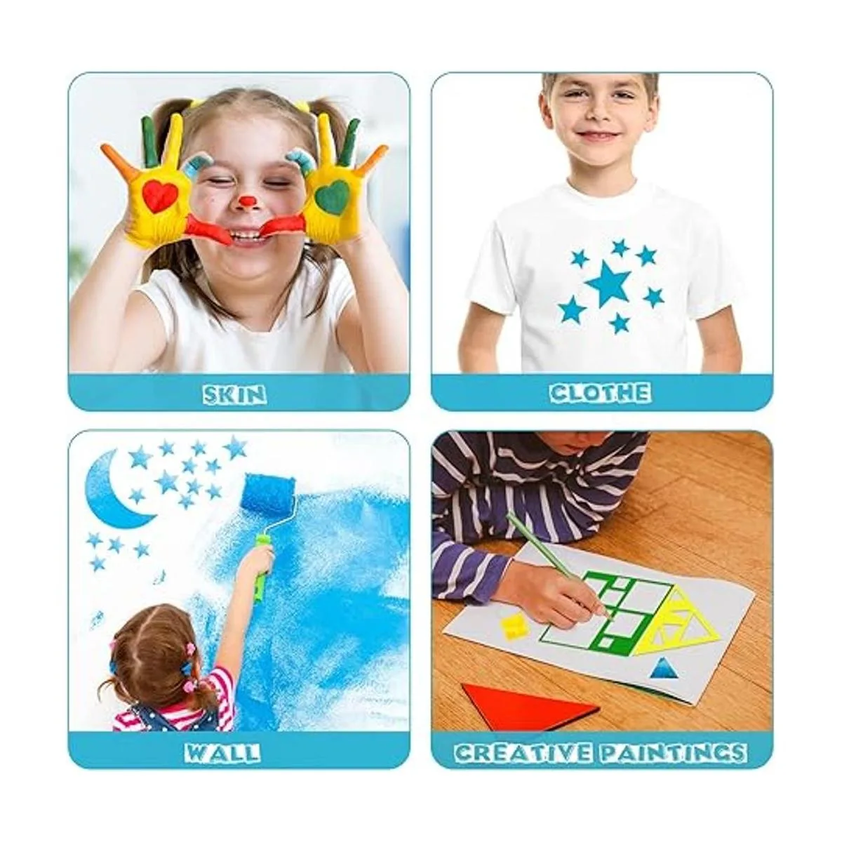 24 plantillas de trazado de formas coloridas plantillas_6