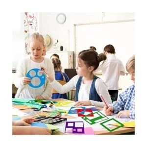 24 plantillas de trazado de formas coloridas plantillas_5