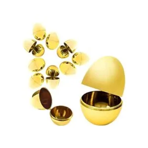 The Dreidel Company Huevos de Pascua dorados metálicos_1