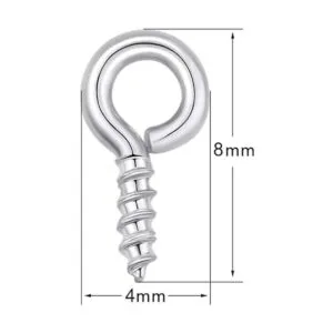 BEADIA Pequeños pernos de ojo de tornillo 0.157 inx0.315_2