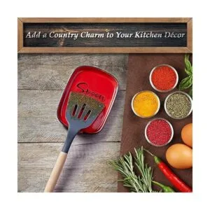 DAYYET Soporte de cuchara de cerámica para estufa_2