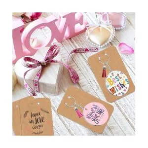 ZOCONE Juego de 144 llaveros acrílicos de 2 pulgadas_6