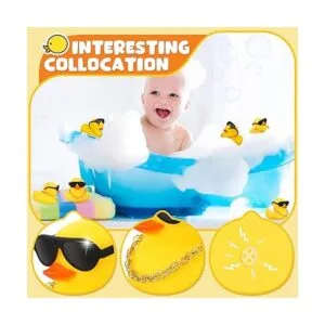 Mini patos de goma para baby shower pequeños patos de_4