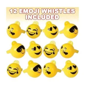 ArtCreativity Silbatos de emoticones para niños juego de_2