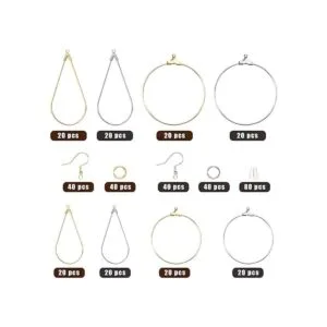 Kit de fabricación de aretes con 160 piezas de accesorios_3