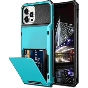 Vofolen Funda para iPhone 13 Pro con 4 tarjetas ranura_1