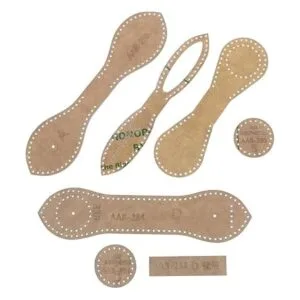 Plantillas de cuero de acrílico para manualidades para_7