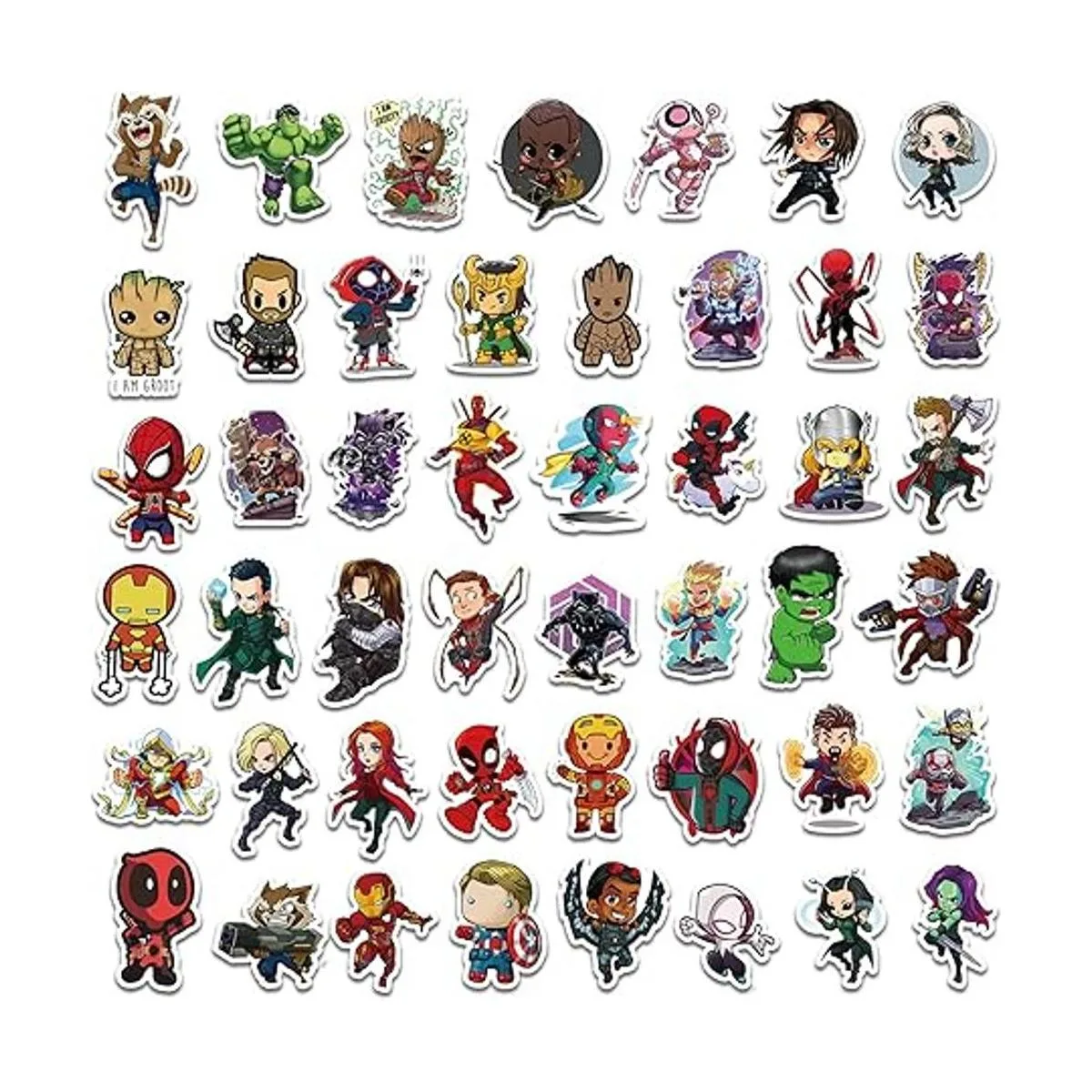 Paquete de calcomanías de superhéroes 150 calcomanías de_2