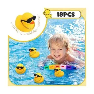 Mini patos de goma para baby shower pequeños patos de_3