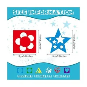 24 plantillas de trazado de formas coloridas plantillas_2