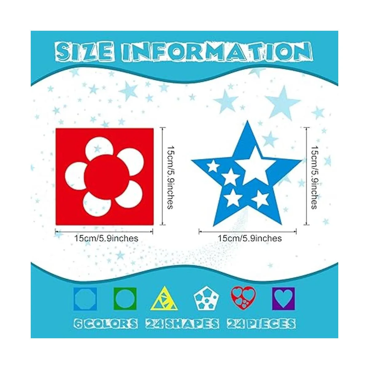 24 plantillas de trazado de formas coloridas plantillas_2